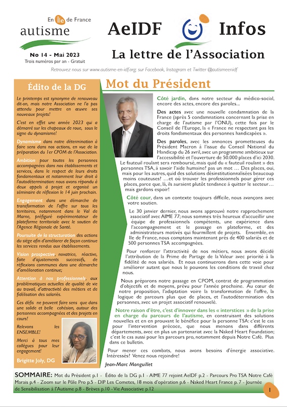 AeIDF Infos 14 Cover